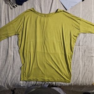 Unknown brand lime green blouse